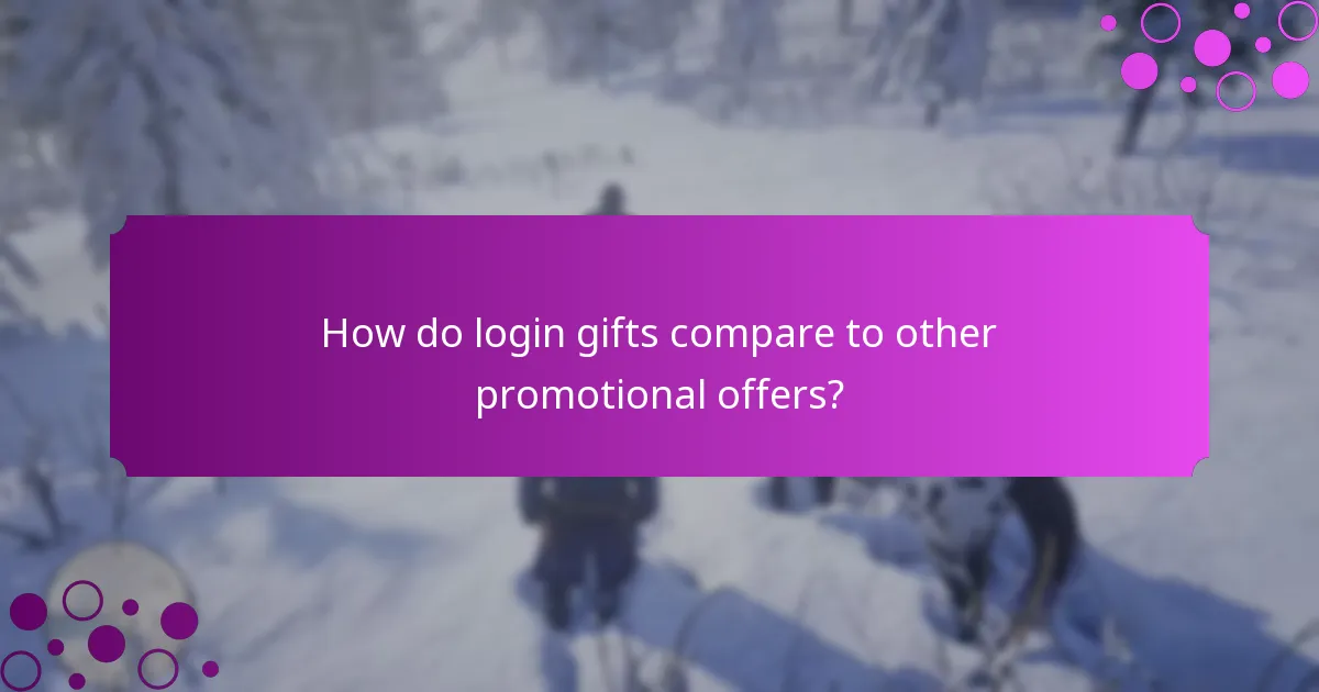 What exclusive items are offered as login gifts?