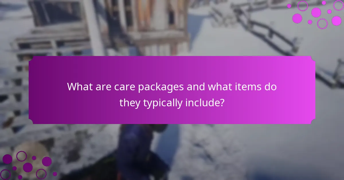 What are the current limited-time offers for care packages?